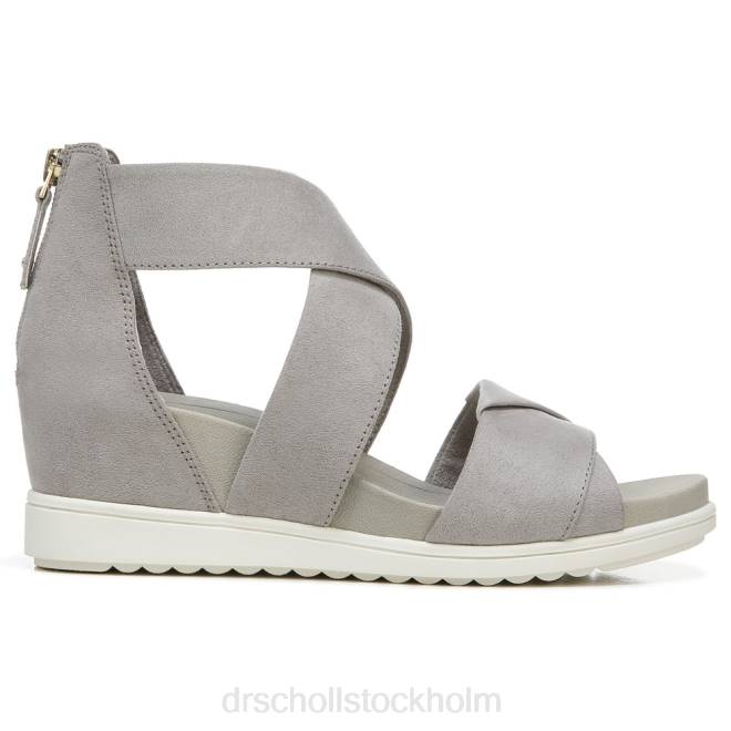 mjuk grå mikrofiber golden hour gladiatorsandaler 8RZZ234 Dr. Scholl\'s unisex-