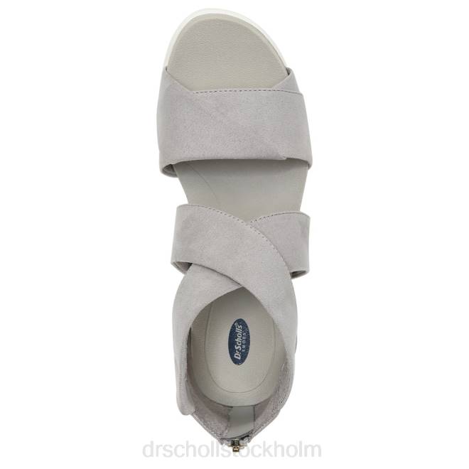 mjuk grå mikrofiber golden hour gladiatorsandaler 8RZZ234 Dr. Scholl\'s unisex-