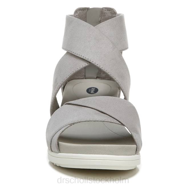 mjuk grå mikrofiber golden hour gladiatorsandaler 8RZZ234 Dr. Scholl\'s unisex-
