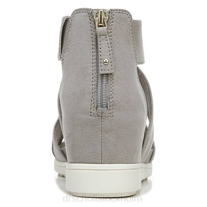 mjuk grå mikrofiber golden hour gladiatorsandaler 8RZZ234 Dr. Scholl\'s unisex-