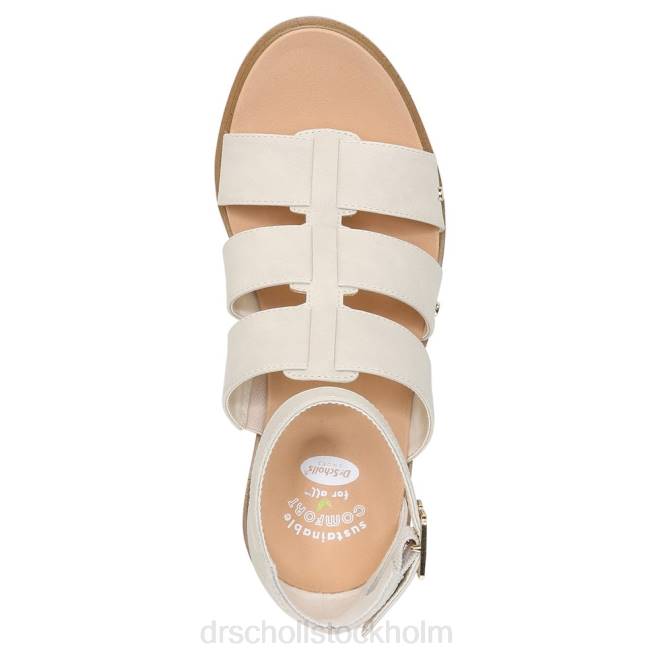 tofu vit syntet eleanor sandal med blockklack 8RZZ245 Dr. Scholl\'s unisex-