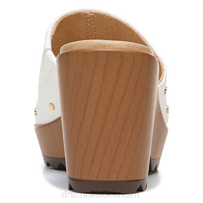 vit orm syntetisk wake up blockhäl sandal 8RZZ184 Dr. Scholl\'s unisex-