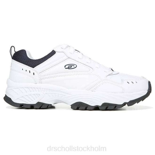 vitt/marinblått läder sebastian promenadsko 8RZZ303 Dr. Scholl\'s unisex-