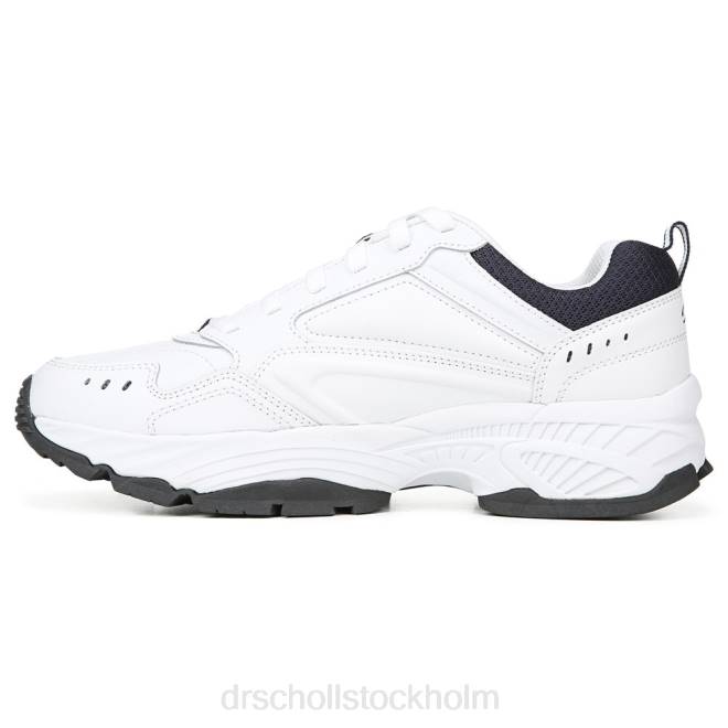 vitt/marinblått läder sebastian promenadsko 8RZZ303 Dr. Scholl\'s unisex-