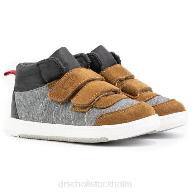 brun multi sikta hög sneaker 8RZZ317 Dr. Scholl's toddler/liten unge