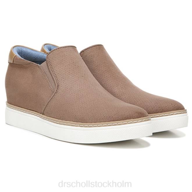 kakaobrunt tyg om bara wedge sneaker 8RZZ61 Dr. Scholl's unisex-