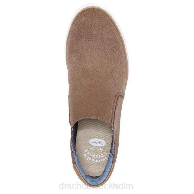 kakaobrunt tyg om bara wedge sneaker 8RZZ61 Dr. Scholl\'s unisex-