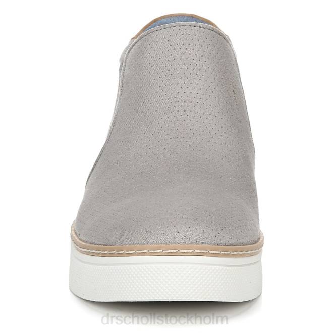 mjuk grå mikrofiber perf om bara wedge sneaker 8RZZ59 Dr. Scholl\'s unisex-