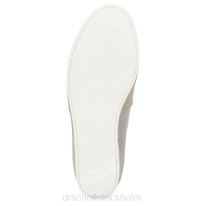 mjuk grå mikrofiber perf om bara wedge sneaker 8RZZ59 Dr. Scholl\'s unisex-