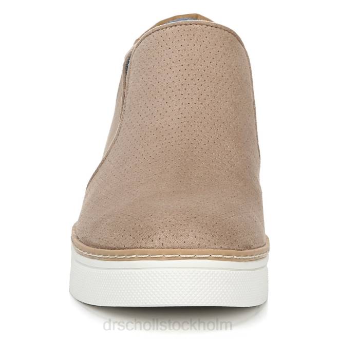 rostad taupe mikrofiber perf om bara wedge sneaker 8RZZ60 Dr. Scholl\'s unisex-