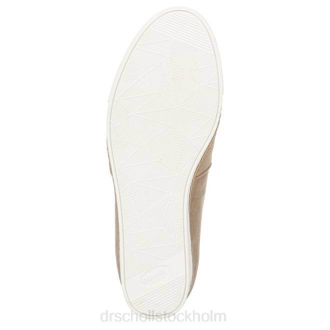 rostad taupe mikrofiber perf om bara wedge sneaker 8RZZ60 Dr. Scholl\'s unisex-