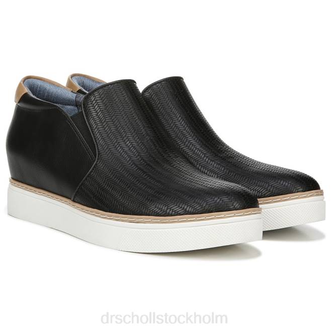 svart chevron om bara wedge sneaker 8RZZ58 Dr. Scholl's unisex-