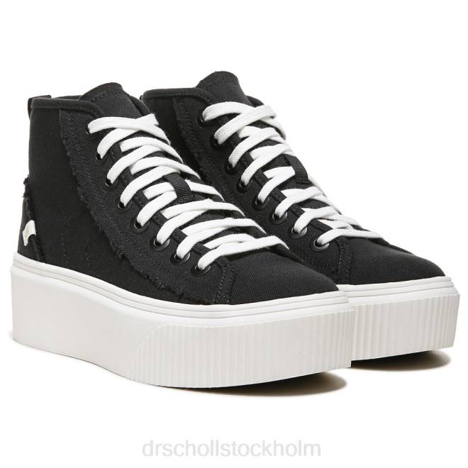 svart tyg för nu hej topp plattformssneaker 8RZZ225 Dr. Scholl's unisex-