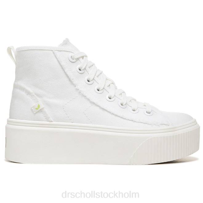 vitt tyg för nu hej topp plattformssneaker 8RZZ226 Dr. Scholl\'s unisex-