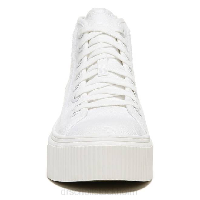 vitt tyg för nu hej topp plattformssneaker 8RZZ226 Dr. Scholl\'s unisex-