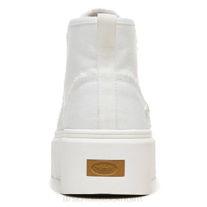 vitt tyg för nu hej topp plattformssneaker 8RZZ226 Dr. Scholl\'s unisex-
