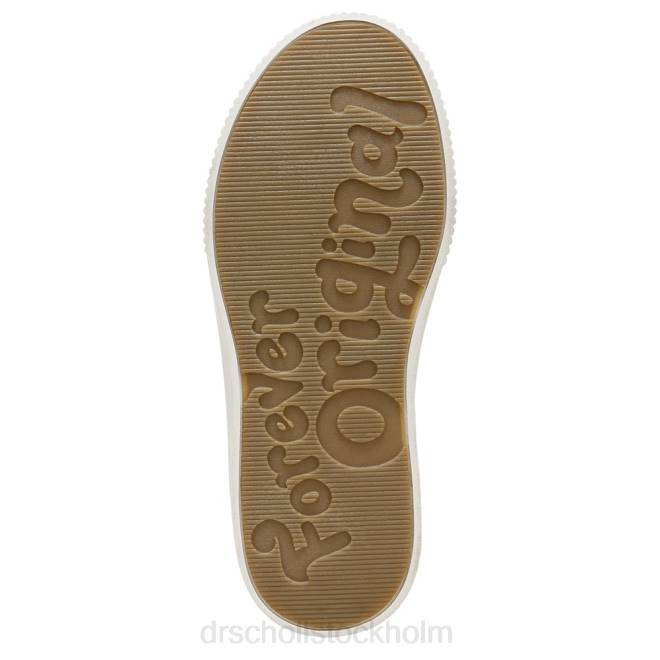 vitt tyg för nu hej topp plattformssneaker 8RZZ226 Dr. Scholl\'s unisex-