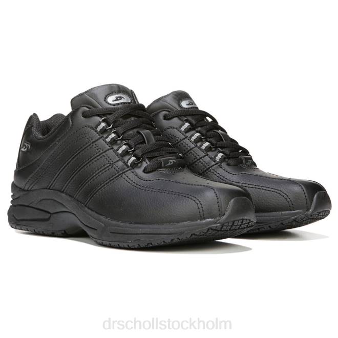 svart läder kimberly ii halksäkra sneaker 8RZZ249 Dr. Scholl's unisex-