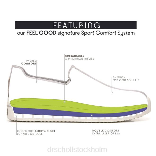 brunt tyg lycka lo slip on sneaker 8RZZ80 Dr. Scholl\'s unisex-