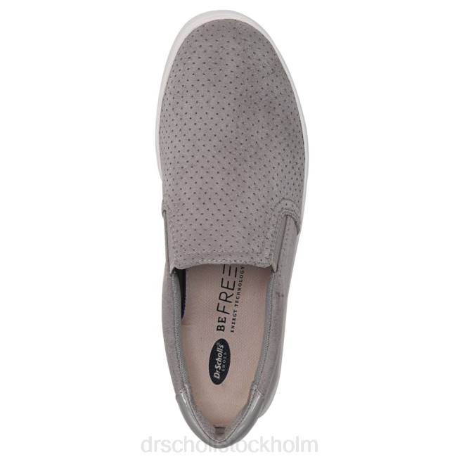 grå mikroperf madison slip on sneaker 8RZZ27 Dr. Scholl\'s unisex-