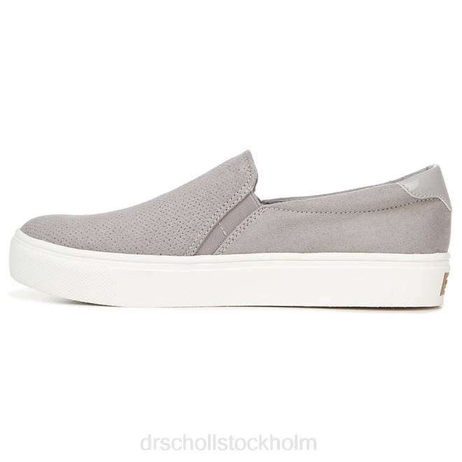 mjuk grå mikrofiber perf nova slip on sneaker 8RZZ70 Dr. Scholl\'s unisex-