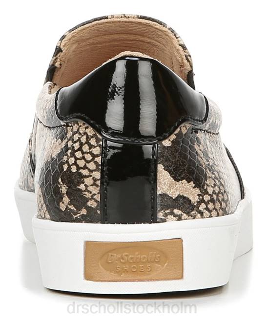 svart/brunt ormtryck madison slip on sneaker 8RZZ42 Dr. Scholl\'s unisex-