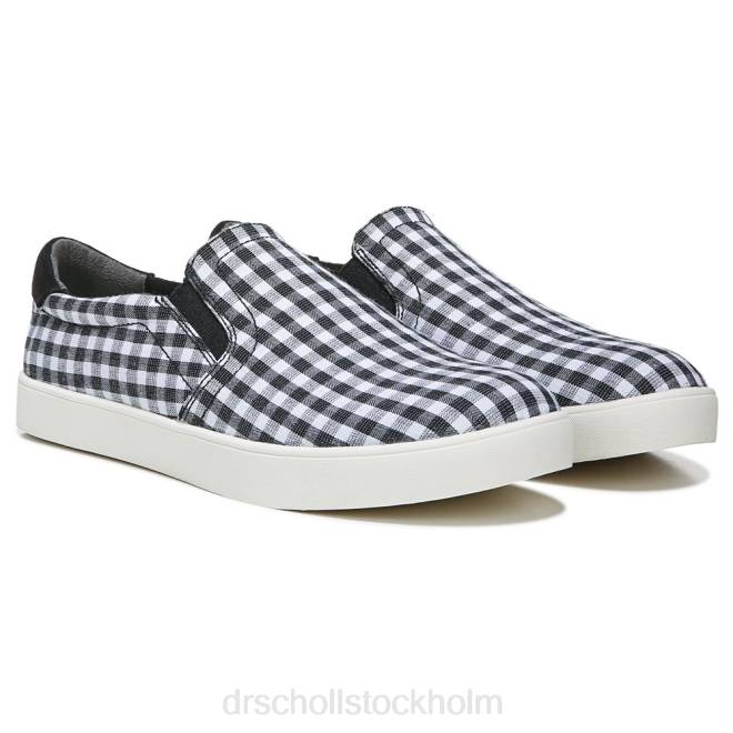 svart gingham