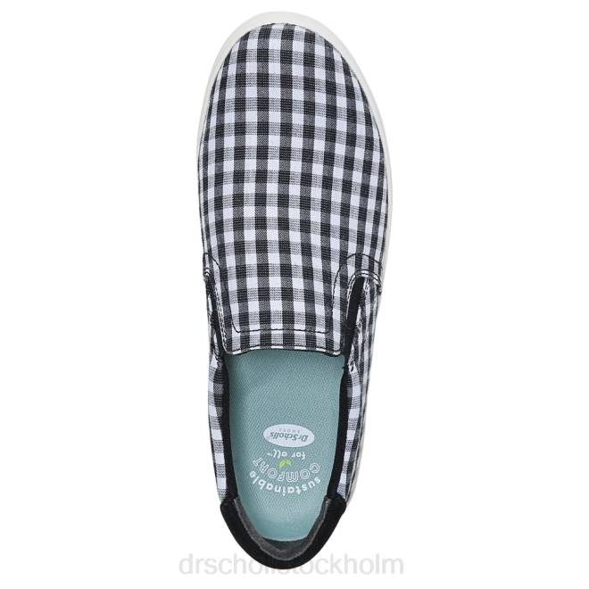 svart gingham madison slip on sneaker 8RZZ40 Dr. Scholl\'s unisex-