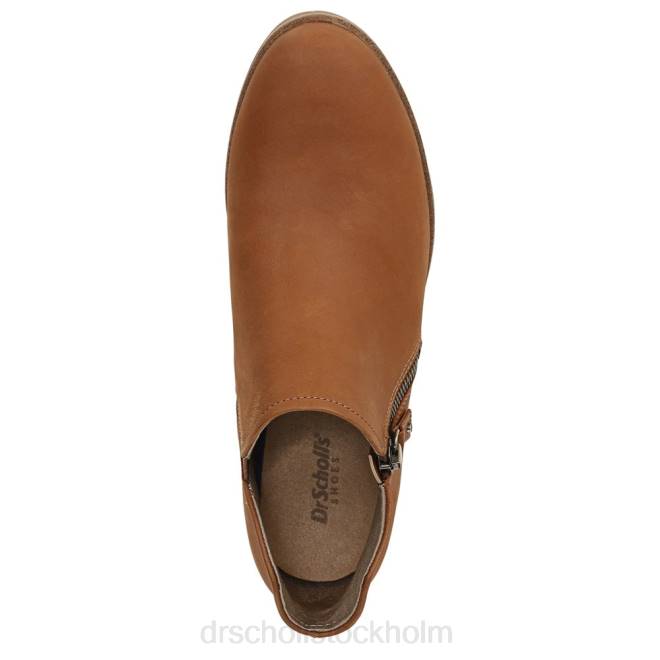 brunt läder avenue ankelstövlett med dragkedja 8RZZ99 Dr. Scholl\'s unisex-
