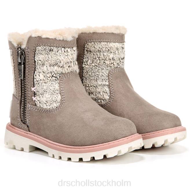grå kendal stövel 8RZZ328 Dr. Scholl's toddler/liten unge
