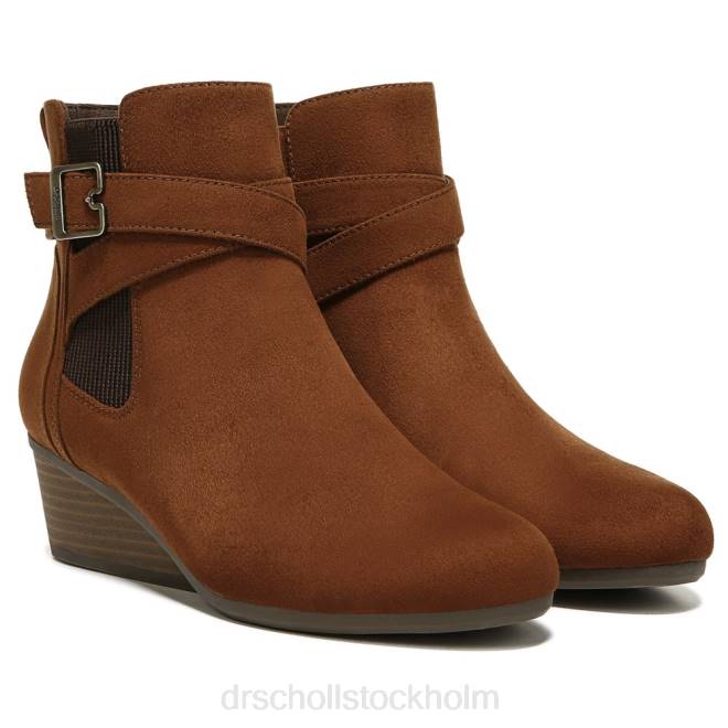kopparbrunt tyg berlin wedge bootie 8RZZ241 Dr. Scholl's unisex-