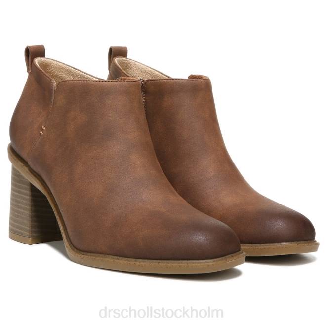ny kopparbrun syntet roxanne stövel med blockhäl 8RZZ247 Dr. Scholl's unisex-