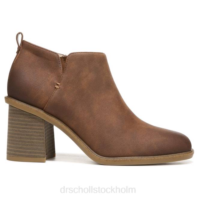 ny kopparbrun syntet roxanne stövel med blockhäl 8RZZ247 Dr. Scholl\'s unisex-