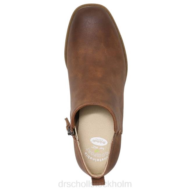 ny kopparbrun syntet roxanne stövel med blockhäl 8RZZ247 Dr. Scholl\'s unisex-