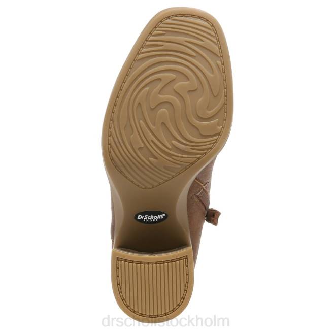 ny kopparbrun syntet roxanne stövel med blockhäl 8RZZ247 Dr. Scholl\'s unisex-