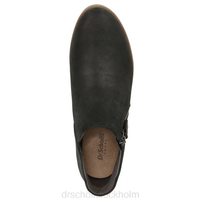 svart läder avenue ankelstövlett med dragkedja 8RZZ98 Dr. Scholl\'s unisex-