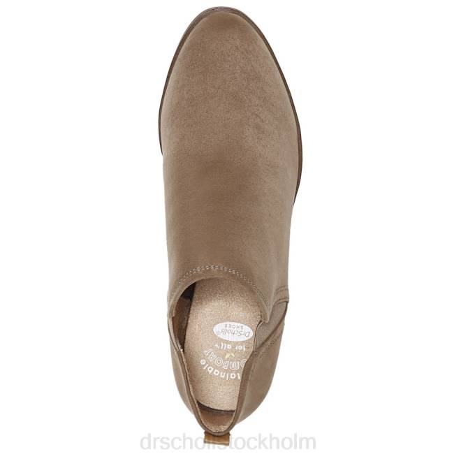 träbrunt tyg laurel ankel bootie 8RZZ52 Dr. Scholl\'s unisex-