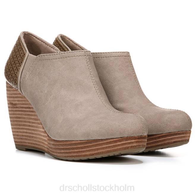 taupe harlow wedge bootie 8RZZ148 Dr. Scholl's unisex-